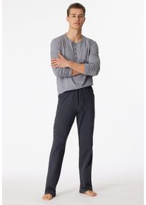 Schiesser Pyjama Selected! premium inspiration (2-delig, 1 stuk) unisex nachtkleding maat 106 grijs