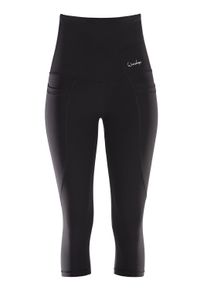WINSHAPE Legging ¾-Functional Comfort HWL215C Highwaist met praktische zakken dames broeken maat XS zwart
