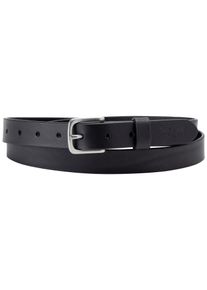 Levi's Levi's Leren riem NEWNARROW unisex riemen maat 105 zwart