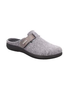 Rohde Pantoffels Bari Pantoffel, clog met klittenbandriempje dames pantoffels maat 38 grijs