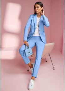 Heine Broekpak dames kostuums met pantalons maat 34 blauw