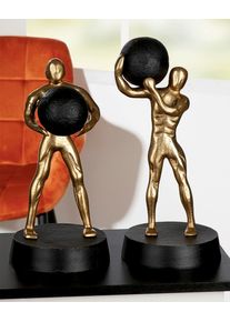 Gilde Decoratief figuur Sculptuur Strong (1 stuk) beelden & sculpturen goud(kleur)