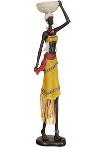 Gilde Africafiguur Afrikaanse Auma (1 stuk) beelden & sculpturen bruin