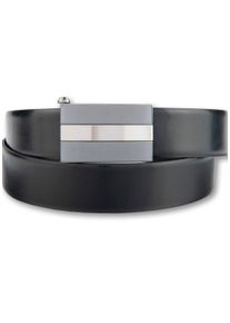 Bernd Götz BERND GÖTZ Leren riem met traploze automatische sluiting heren riemen maat 105 zwart
