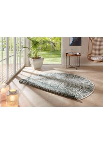 Hanse Home Vloerkleed Lilja omkeerbaar tapijt In- en outdoor, dubbelzijdig, weerbestendig, balkon, tuin, woonkamer moderne vloerkleden groen