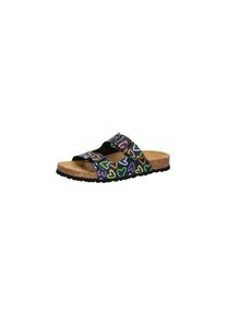 Lico Pantoffels Pantolette Bioline Heart dames schoenen maat 42 zwart
