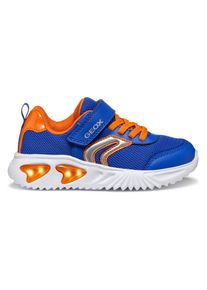 Geox Sneakers J ASSISTER BOY knipperschoen , sportschoen, klittenbandschoen met opvallend knipperende zool jongens sneakers maat 29 blauw