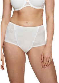Triumph Shapingslip Wild Rose Sensation plat vormend kant, gemiddeld shape-effect, ademend dames slips maat 44 wit