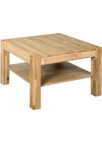 VOGL Möbelfabrik Salontafel Toronto in 2 grootte, met opbergbodem, deels massief, hoogte 46 cm, made in germany salontafels beige