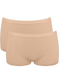 Sloggi Hipster GO Sense Santoni rondbreisel (Set van 2) meisjes onderbroeken maat M bruin