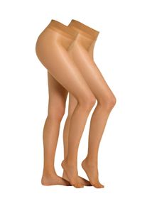 Camano Panty Fine everyday met zijdeachtig matte look (Set van 2) dames panty's & leggings maat 44 bruin