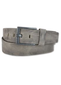 Bernd Götz BERND GÖTZ Leren riem met airbrushrand heren riemen maat 110 bruin
