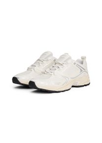 Tommy Jeans Sneakers met sleehak ARCHIVE '97 , vrijetijdsschoen, sportschoen, veterschoen met reflecterende details dames sleehak sneakers maat 36 wit