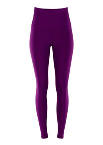 WINSHAPE Legging Functional Comfort HWL117C met v-vorm applicatie en core-band dames broeken maat L paars