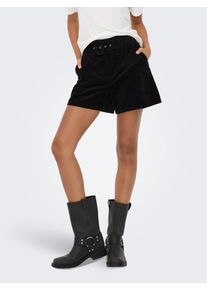 Only Short ONLNESSA HW BELT CORD SHORTS CC PNT dames korte broeken maat L (40) zwart