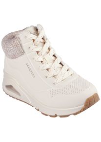 Skechers Sneakers Uno Gen1 - Darling Daze , veterschoenen, winterlaarzen, high top sneaker met warme voering meisjes schoenen maat 33 beige