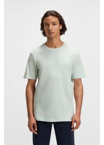 BOSS Orange T-shirt Tales met boss-borduursel op de borst heren t-shirts maat XXXL blauw