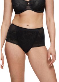 Triumph Shapingslip Wild Rose Sensation plat vormend kant, gemiddeld shape-effect, ademend dames slips maat 40 zwart