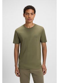 BOSS Orange T-shirt Tales met boss-borduursel op de borst heren t-shirts maat XXXL groen