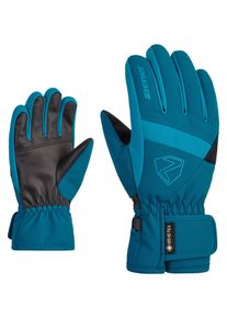 Ziener Skihandschoenen LEIF GTX kinderen handschoenen maat 3,5 blauw