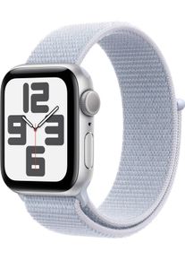 Apple Smartwatch Watch SE (2024) unisex horloges zilver(kleur)