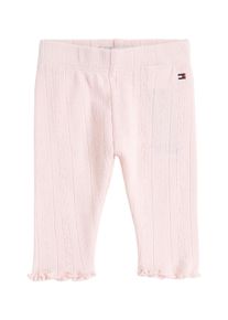 Tommy Hilfiger Legging ESSENTIAL POINTELLE LEGGING meisjes leggings maat 92 roze