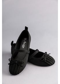 Aniston SHOES Ballerina's , riemchen ballerina, instapschoen, loafer, slipper - nieuwe collectie dames ballerina's met riempje maat 36 zwart
