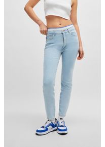 HUGO Blue Skinny fit jeans Malu Skinny fit met gemiddelde taillehoogte dames skinny jeans maat 28 blauw