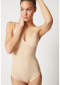 Skiny Body Micro Essentials elastisch, comfortabel, zacht, verstelbare bandjes, met onzichtbaar effect dames tops maat 44 beige