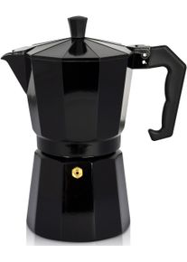 Kr&uuml;ger Kr&uuml;ger Espressomachine Italiano traditioneel italiaans, van aluminium, met silicone-afsluitring espressomachines zwart