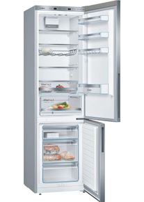 Bosch Koel-vriescombinatie KGE39ALCA Low Frost, VitaFresh lade, Big Box, LED-licht, super koelen koel-vriescombinaties zilver(kleur)