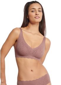 Sloggi Soft-bh ZERO Feel Bliss Stretch-kant, uitneembare pads, ademend (set, 1-delig) dames bh's zonder beugel maat M roze