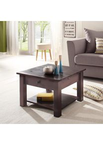 Home Affaire Salontafel Chicago, TOPSELLER! in twee maten, landhuisstijl, extra opbergruimte salontafels bruin