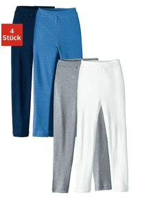 H.I.S. H.I.S Lange onderbroek voor jongens en meisjes (set, 4 stuks) meisjes ondergoed maat 92 multicolor