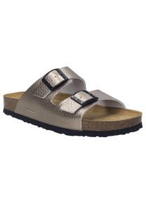 Josef Seibel Pantoffels Hermine 01 Pantolette, slides, sandaal met zachte leren voering dames pantoffels maat 37 goud(kleur)