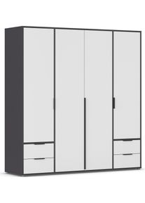 Rauch Draaideurkast Kledingkast Kast Garderobe Wasmand NAGATA veel Opbergruimte kledingkasten grijs