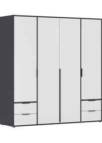 Rauch Draaideurkast Kledingkast Kast Garderobe Wasmand NAGATA veel Opbergruimte kledingkasten grijs