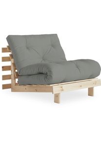 KARUP Slaapbank Daybed Roots Slaapbank – ??Gastenbed & Bank van FSC-Grenen bedden maat Katoenmix beige