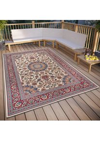 Hanse Home Vloerkleed Kadi In-& Outdoor, Tapijt, Weerbestendig, Balkon, Tuin, Woonkamer, Orient moderne vloerkleden beige