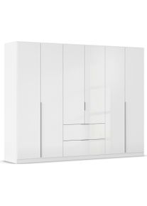 Rauch Draaideurkast Kledingkast kast garderobe AGORDO met decor- of hoogglansfront kledingkasten wit