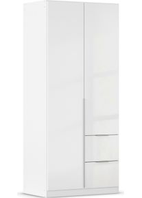 Rauch Draaideurkast Kledingkast kast garderobe AGORDO met decor- of hoogglansfront kledingkasten wit