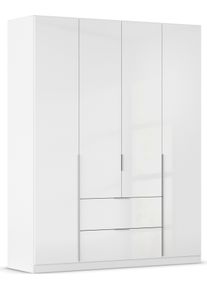 Rauch Draaideurkast Kledingkast kast garderobe AGORDO met decor- of hoogglansfront kledingkasten wit