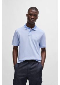 BOSS Orange Poloshirt PeoxfordNew met een polokraag heren poloshirts maat M blauw