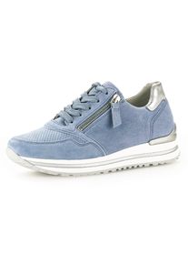 Gabor Sneakers met sleehak Turijn met perforatiepatroon, breedte h, vrijetijdsschoen, lage schoen, veterschoen dames sleehak sneakers maat 44