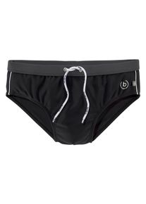 Bugatti Zwembroek Birk met contrastkleurige details heren zwembroeken maat 5 zwart