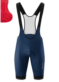 Gonso Fietsbroek SITIVO BIB 0 Heren fietsbroek, innovatieve padding, bretel-fietsbroek, Tight Fit unisex outdoorbroeken maat S blauw