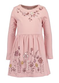 Blue Seven Jerseyjurk met geweldige bloemmotieven meisjes jersey jurken maat 116 roze