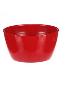 Keramický obal na kvety Terakota, pr. 15 cm, červená