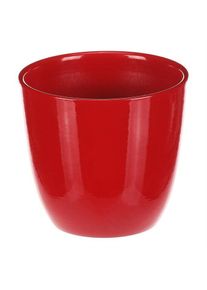 Keramický obal na kvety Terakota, pr. 10 cm, červená