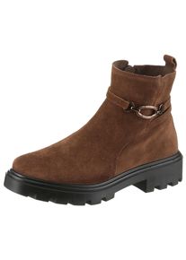 Ara Laarsjes Manchester Biker boots, laarzen in comfortwijdte H (= zeer wijd) dames laarsjes maat 3,5 (36) bruin